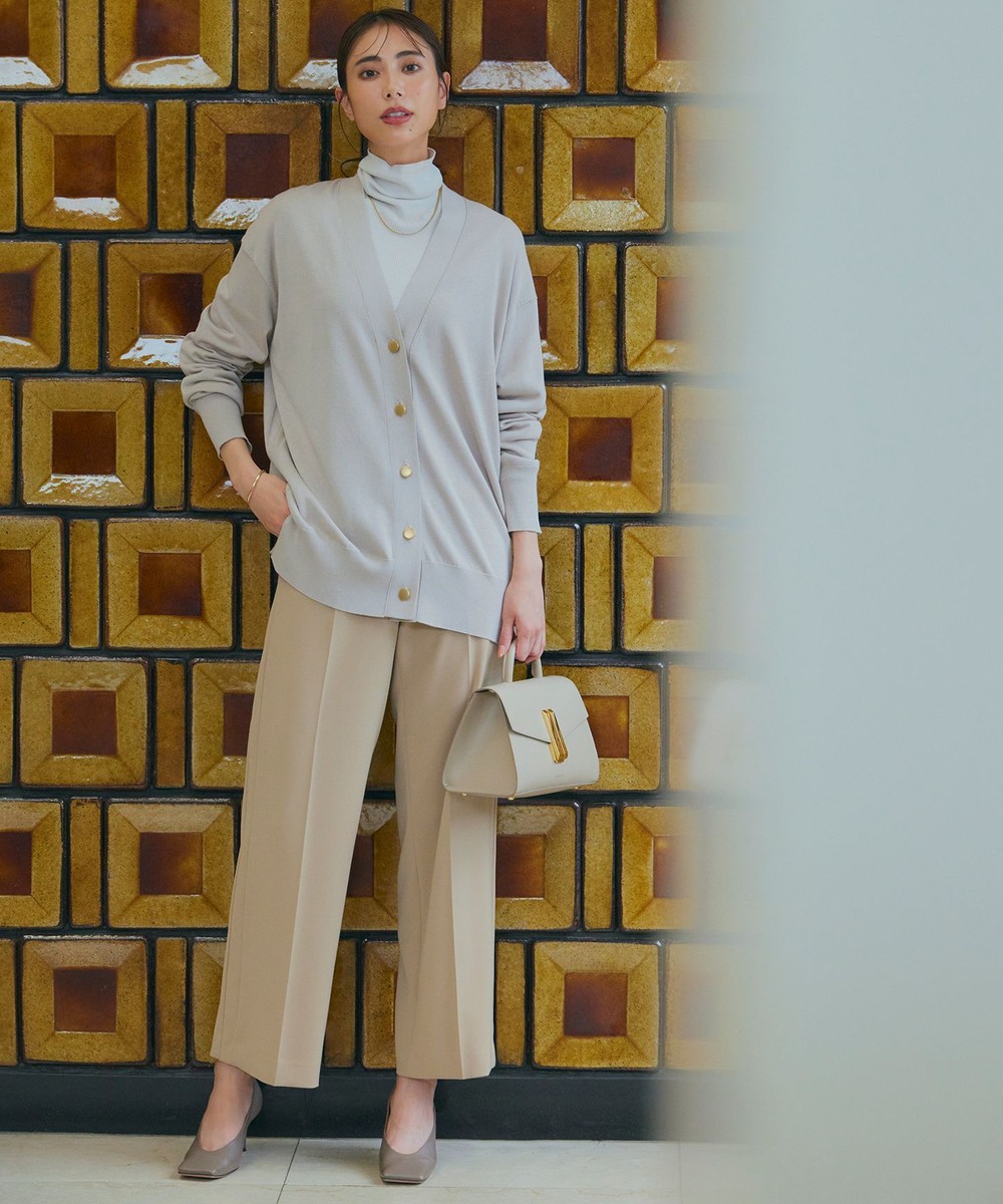 【オンワード】 23区>パンツ 【洗える】ストレッチダブルクロス サスペンダーパンツ ベージュ 36 レディース 【オンワード】 23区>パンツ 【洗える】ストレッチダブルクロス サスペンダーパンツ ベージュ 36 レディース