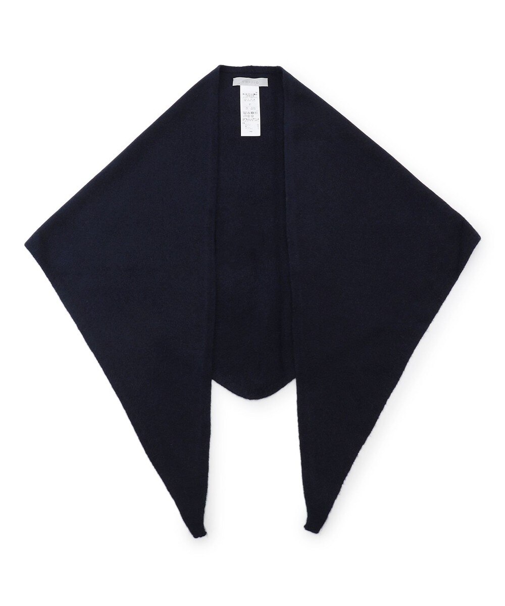 【オンワード】 UNFILO>ファッション雑貨 【WEB/一部店舗限定】ふわふわニット 三角ストール ダークネイビー F レディース