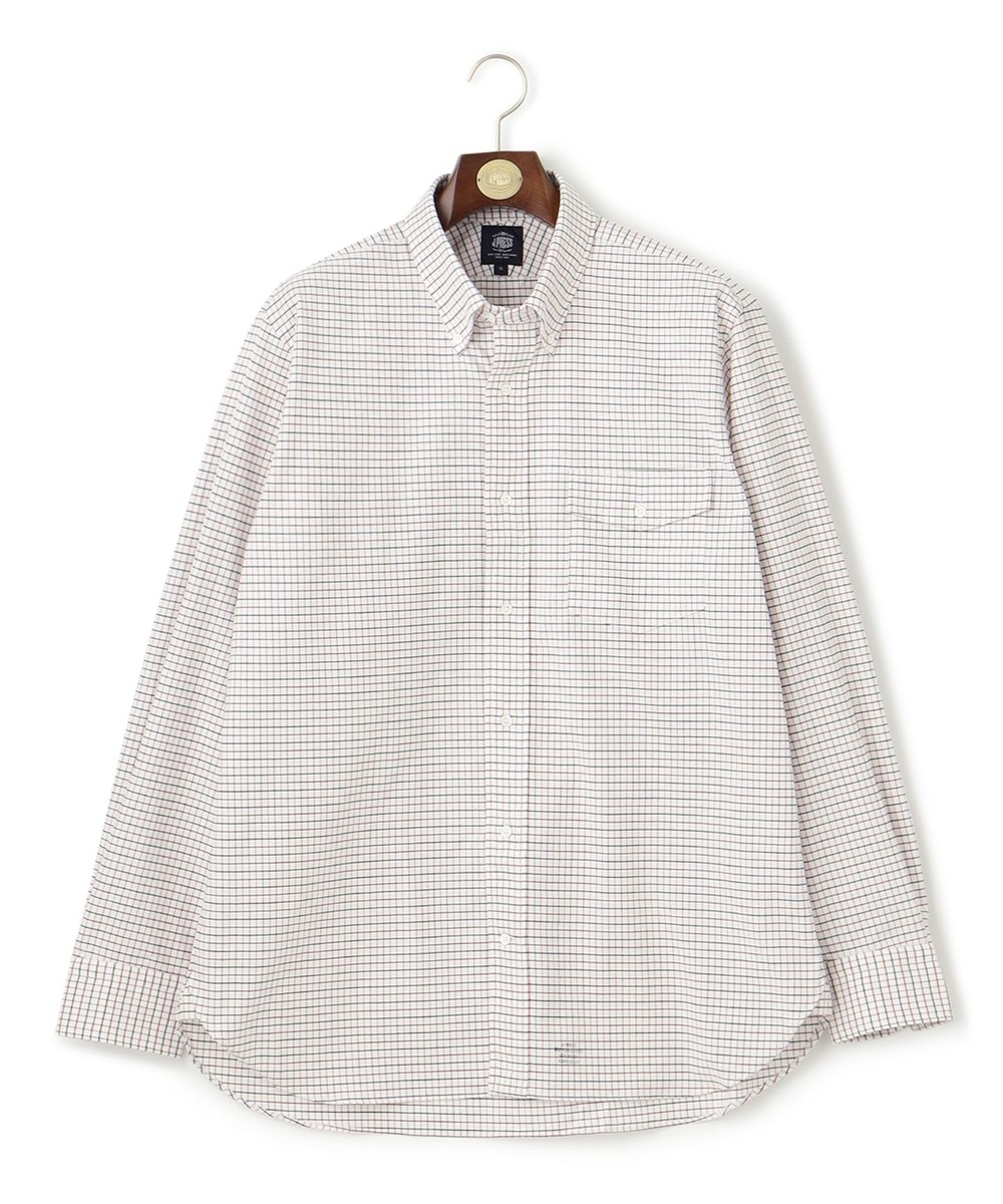 【オンワード】 J.PRESS MEN>トップス 【KING SIZE】【定番】タッターソール シャツ / ボタンダウン レッド 5L メンズ 【オンワード】 J.PRESS MEN>トップス 【KING SIZE】【定番】タッターソール シャツ / ボタンダウン レッド 5L メンズ