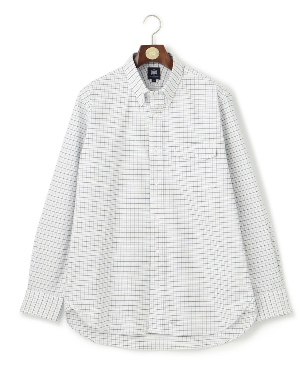 【オンワード】 J.PRESS MEN>トップス 【KING SIZE】【定番】タッターソール シャツ / ボタンダウン ネイビー 4L メンズ 【オンワード】 J.PRESS MEN>トップス 【KING SIZE】【定番】タッターソール シャツ / ボタンダウン ネイビー 4L メンズ