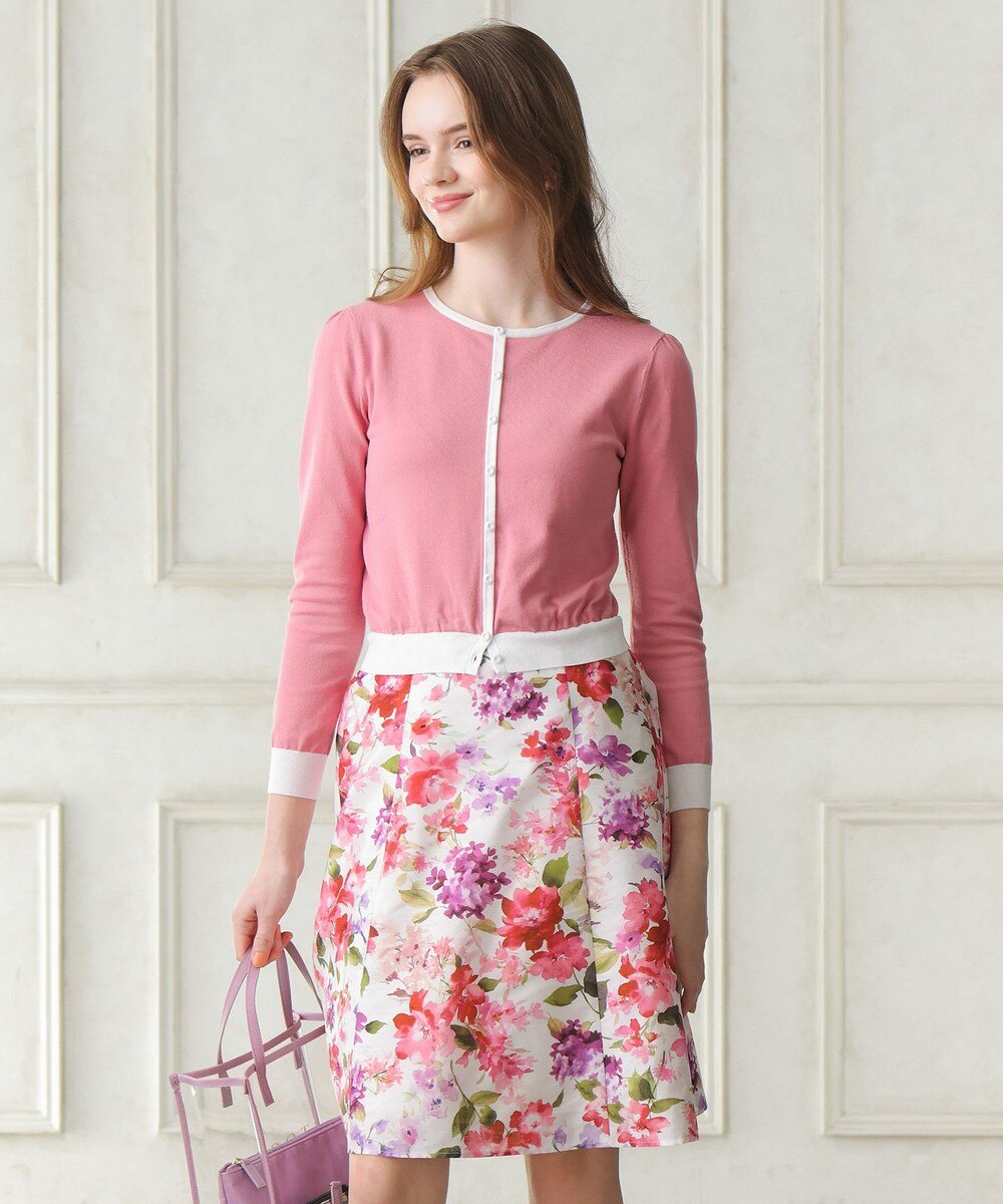 【オンワード】 TOCCA>ワンピース 【洗える!】ALSTROMERIA ニットドレス ピンク M レディース 【送料無料】