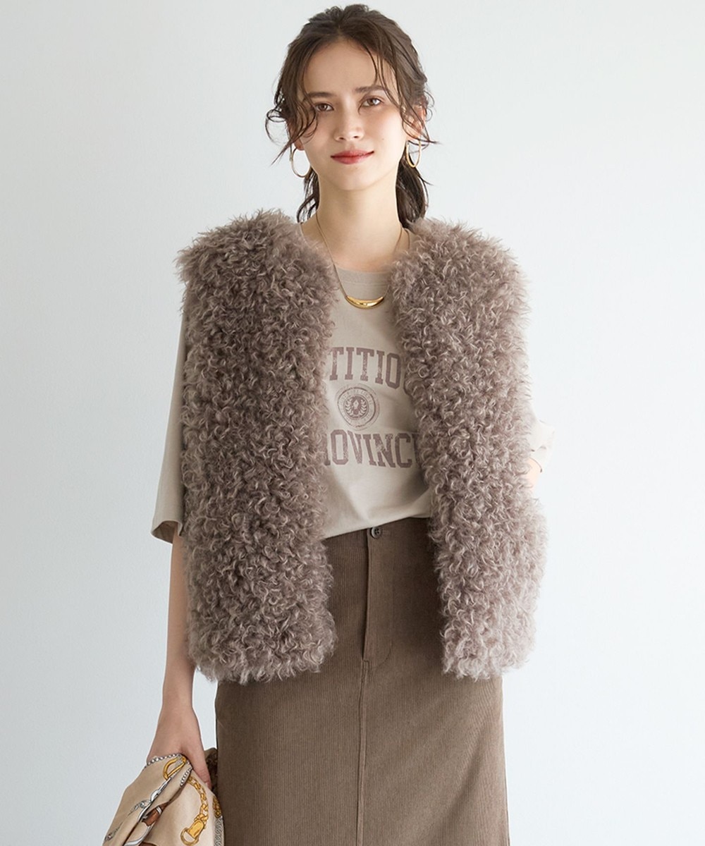 【オンワード】 23区 S(小さいサイズ)>トップス 【SLOW/一部店舗限定】MVSコットン ヴィンテージ風 ロゴTEE ベージュ 32 レディース 【オンワード】 23区 S(小さいサイズ)>トップス 【SLOW/一部店舗限定】MVSコットン ヴィンテージ風 ロゴTEE ベージュ 32 レディース