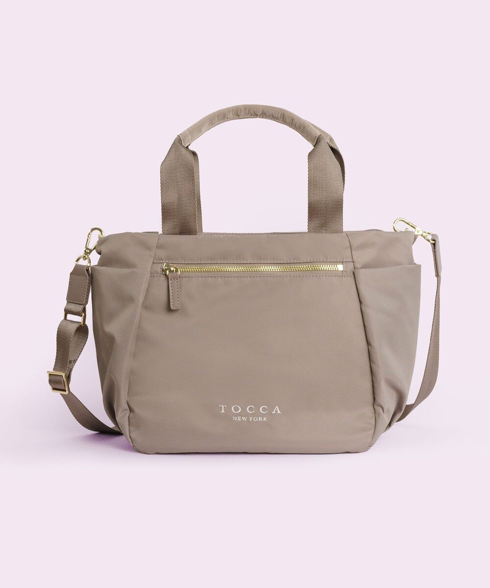 【オンワード】 TOCCA>バッグ 【サスティナブル素材・撥水・WEB＆一部店舗限定】NUOTO NYLON TOTE トートバッグ ベージュ F レディース