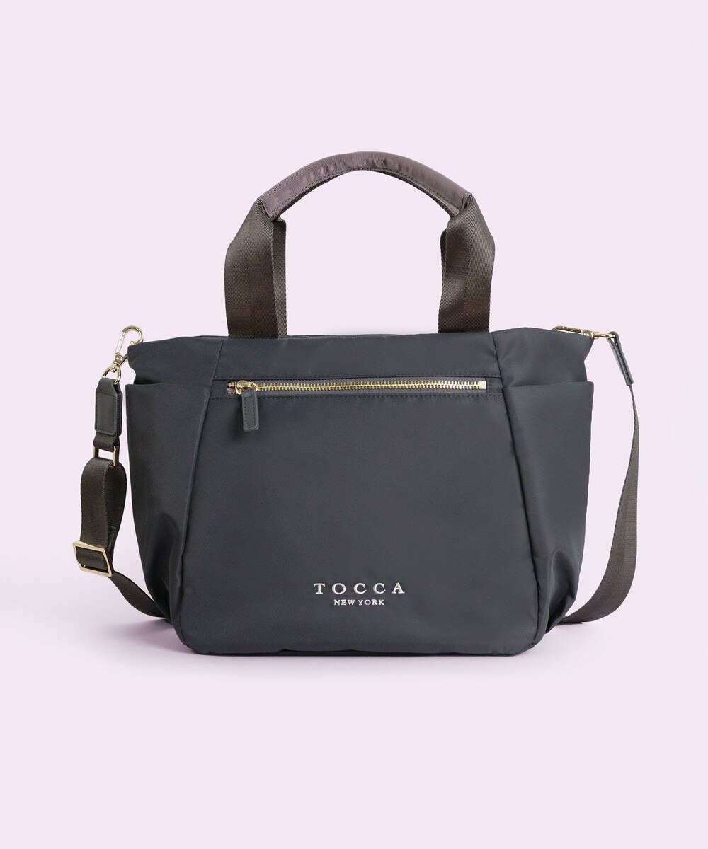 【オンワード】 TOCCA>バッグ 【サスティナブル素材・撥水・WEB＆一部店舗限定】NUOTO NYLON TOTE トートバッグ グレージュ F レディース