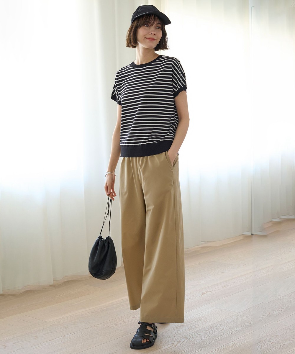 【オンワード】 UNFILO>パンツ 【接触冷感/UVケア/撥水】FINE MOVE ワイドパンツ ベージュ M レディース 【オンワード】 UNFILO>パンツ 【接触冷感/UVケア/撥水】FINE MOVE ワイドパンツ ベージュ M レディース