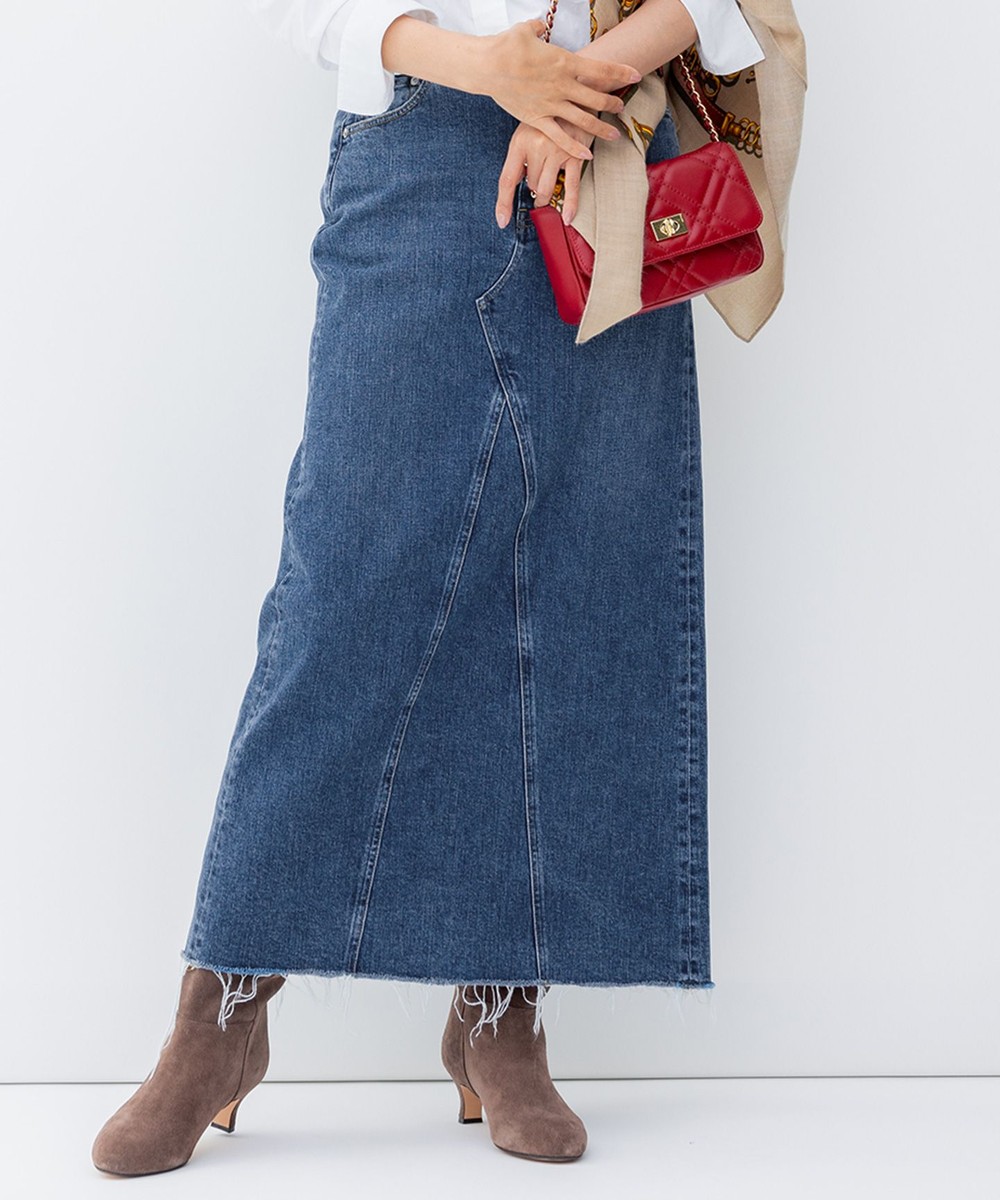 【オンワード】 23区>スカート 【RED CARD TOKYO×23区】デニム Iライン スカート ミッドブルー 36 レディース 【オンワード】 23区>スカート 【RED CARD TOKYO×23区】デニム Iライン スカート ミッドブルー 36 レディース