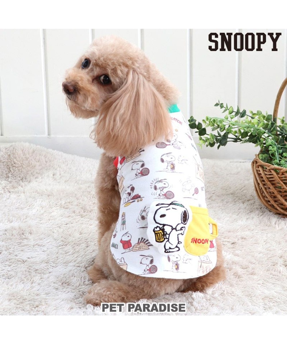 PET PARADISE>ペットグッズ 犬の服 犬 スヌーピー ぷっくりＴシャツ 【小型犬】 マルチカラー ＤＳ