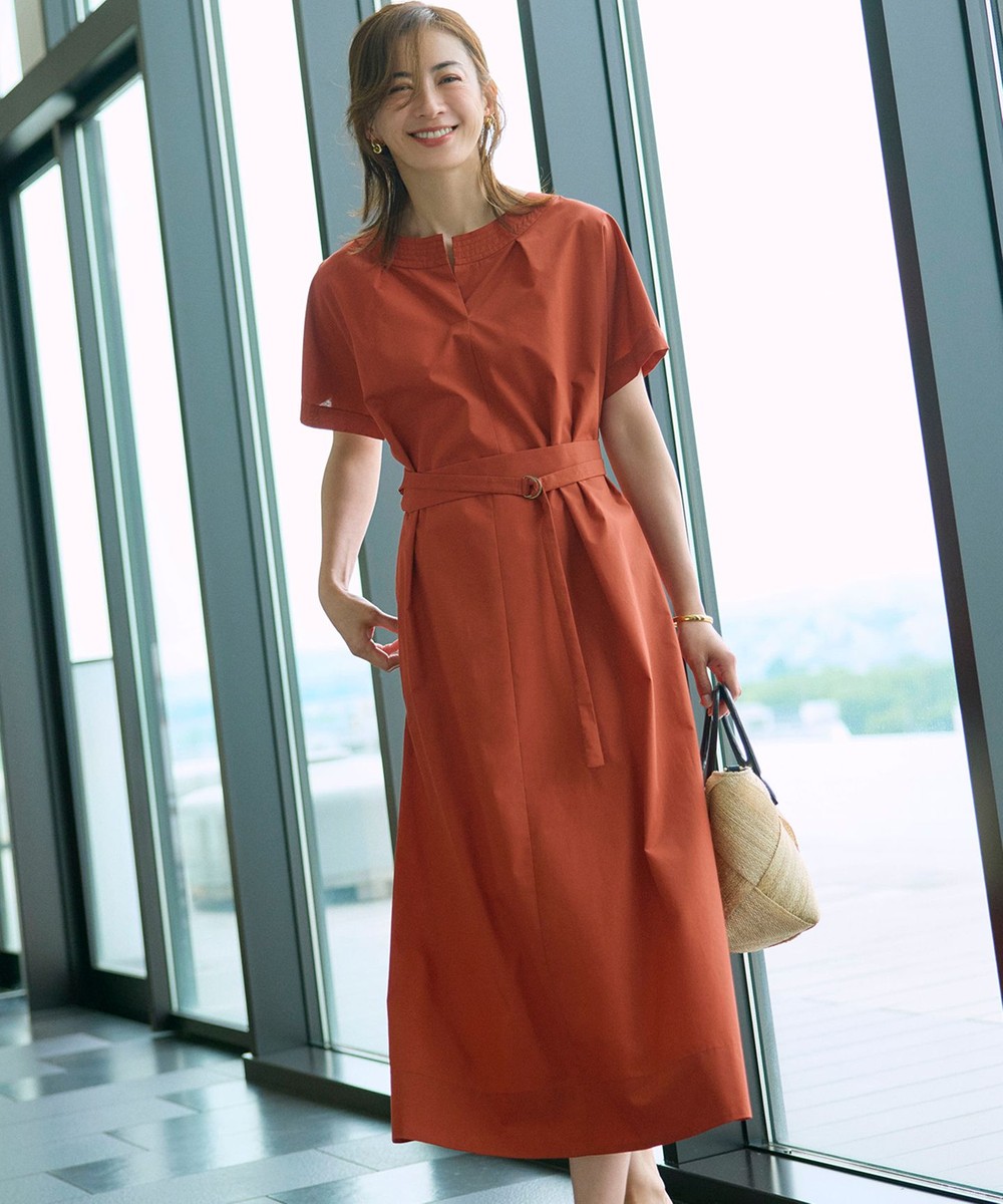 【オンワード】 23区 L(大きいサイズ)>ワンピース 【一部店舗限定/UVカット/洗える】タイプライター サック風 ワンピース テラコッタ 44 レディース 【オンワード】 23区 L(大きいサイズ)>ワンピース 【一部店舗限定/UVカット/洗える】タイプライター サック風 ワンピース テラコッタ 44 レディース