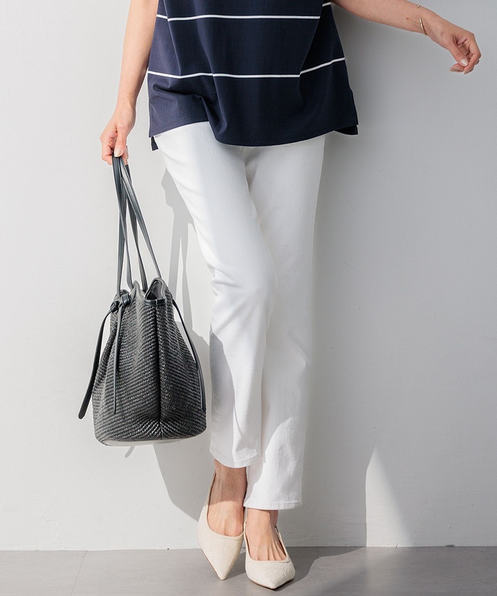 【オンワード】 23区>パンツ 【CLASSY.6月号掲載】23区DENIM ボーイフィット パンツ ホワイト 36 レディース 【オンワード】 23区>パンツ 【CLASSY.6月号掲載】23区DENIM ボーイフィット パンツ ホワイト 36 レディース