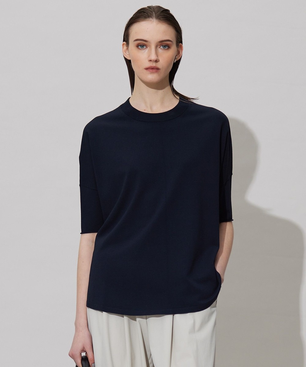 【オンワード】 ICB>トップス 【人気のため新色追加・接触冷感・UVカット・洗える】 VIS/NYハイゲージ プルオーバー ネイビー S レディース 【オンワード】 ICB>トップス 【人気のため新色追加・接触冷感・UVカット・洗える】 VIS/NYハイゲージ プルオーバー ネイビー S レディース