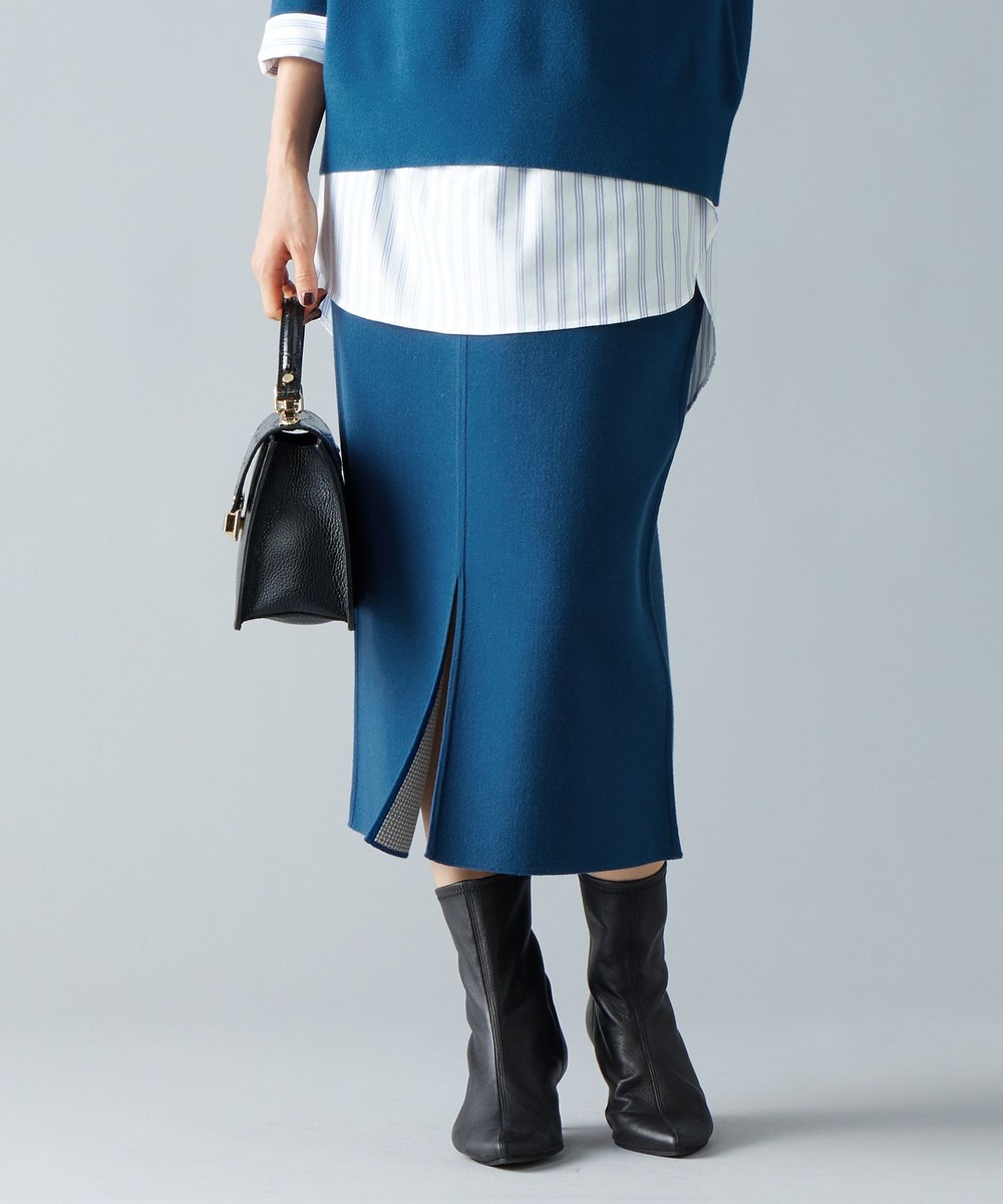 【オンワード】 自由区>スカート 【リバーシブル・セットアップ対応・洗える】レーヨンストレッチリバーシブルニット スカート リッツブルー×シャンパン 38 レディース 【オンワード】 自由区>スカート 【リバーシブル・セットアップ対応・洗える】レーヨンストレッチリバーシブルニット スカート リッツブルー×シャンパン 38 レディース