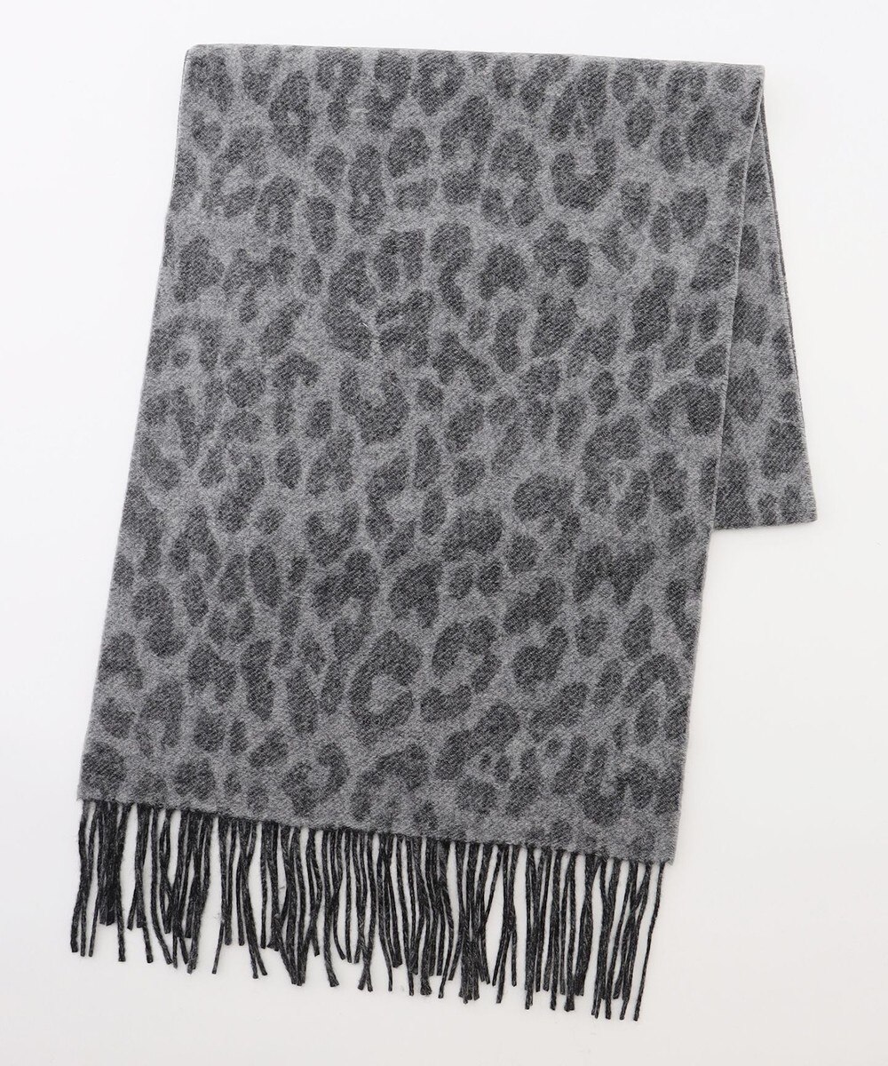 【オンワード】 ICB>ファッション雑貨 アニマルパターンストール グレー F レディース