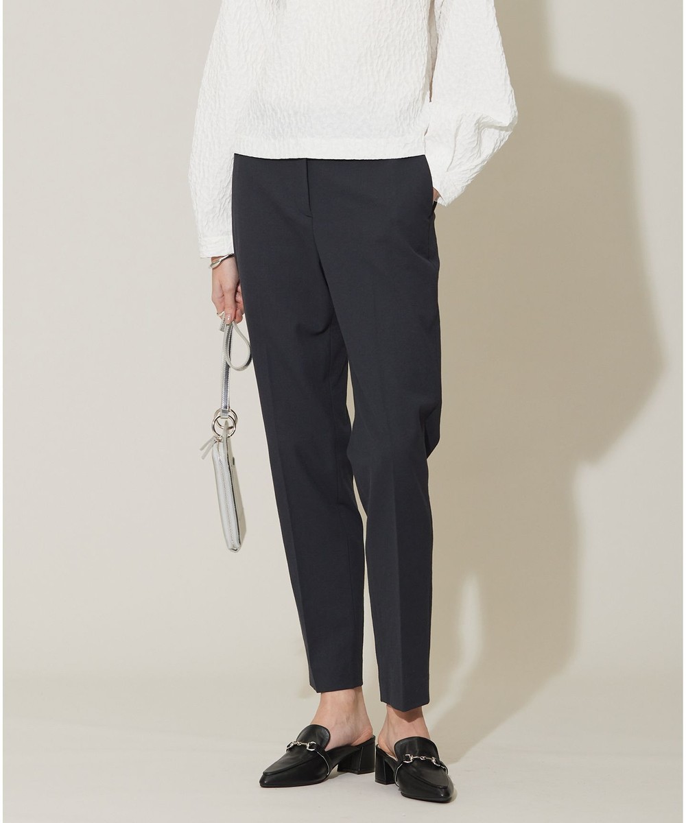 【オンワード】 ICB>パンツ 【新色追加・UVカット・吸水速乾・接触冷感・洗える】シェルタリングドライオックス スティックパンツ ブラック 4 レディース 【オンワード】 ICB>パンツ 【新色追加・UVカット・吸水速乾・接触冷感・洗える】シェルタリングドライオックス スティックパンツ ブラック 4 レディース