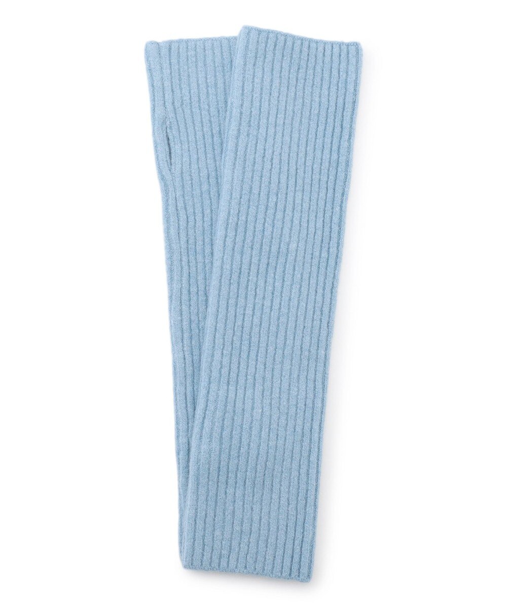 【オンワード】 UNFILO>ファッション雑貨 【WEB/一部店舗限定】ふわふわニット アームウォーマー サックス F レディース