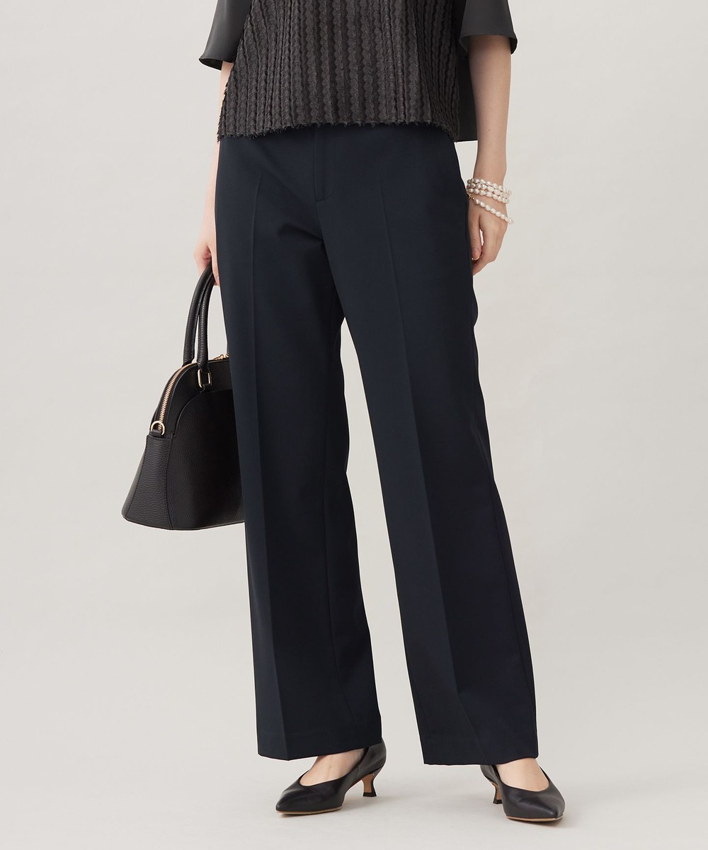 【オンワード】 自由区 S(小さいサイズ)>パンツ 【WEB限定カラーあり・撥水加工・洗える】TRギャバストレート パンツ ネイビー 32 レディース 【オンワード】 自由区 S(小さいサイズ)>パンツ 【WEB限定カラーあり・撥水加工・洗える】TRギャバストレート パンツ ネイビー 32 レディース