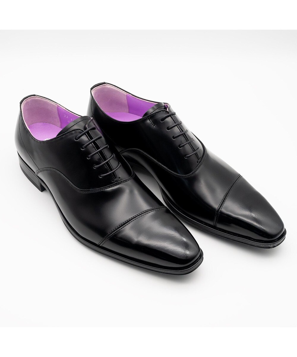 ＜オンワード＞TOMOE & Co.>シューズ 【鞆ゑ(ともえ)】藤シリーズ ラバーソールでクッション性があり、革靴の硬さを感じさせない履きやすさ。 ブラック 26.5cm メンズ
