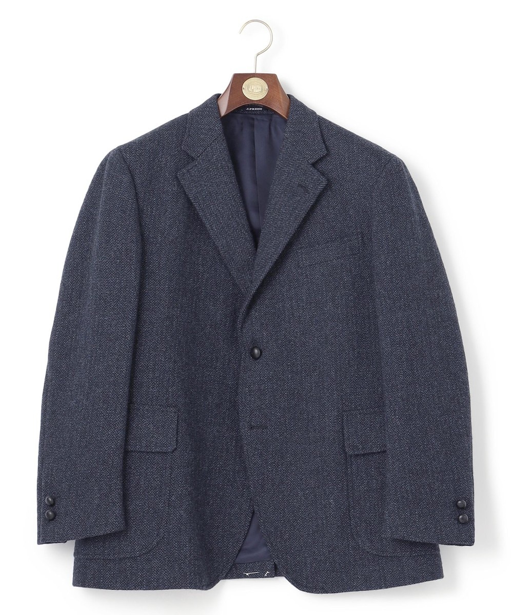 【オンワード】 J.PRESS MEN>ジャケット/アウター 【KING SIZE】【定番】LOVAT LAVEROCK TWEED ヘリンボンツイードジャケット ネイビー BE5 メンズ 【オンワード】 J.PRESS MEN>ジャケット/アウター 【KING SIZE】【定番】LOVAT LAVEROCK TWEED ヘリンボンツイードジャケット ネイビー BE5 メンズ