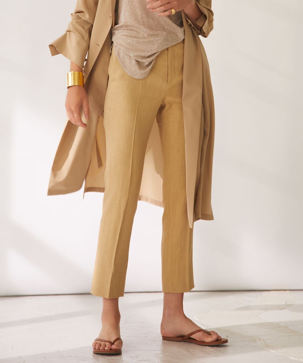 【オンワード】 BEIGE,>パンツ MASSY / クロップドパンツ Khaki 6 レディース 【送料無料】