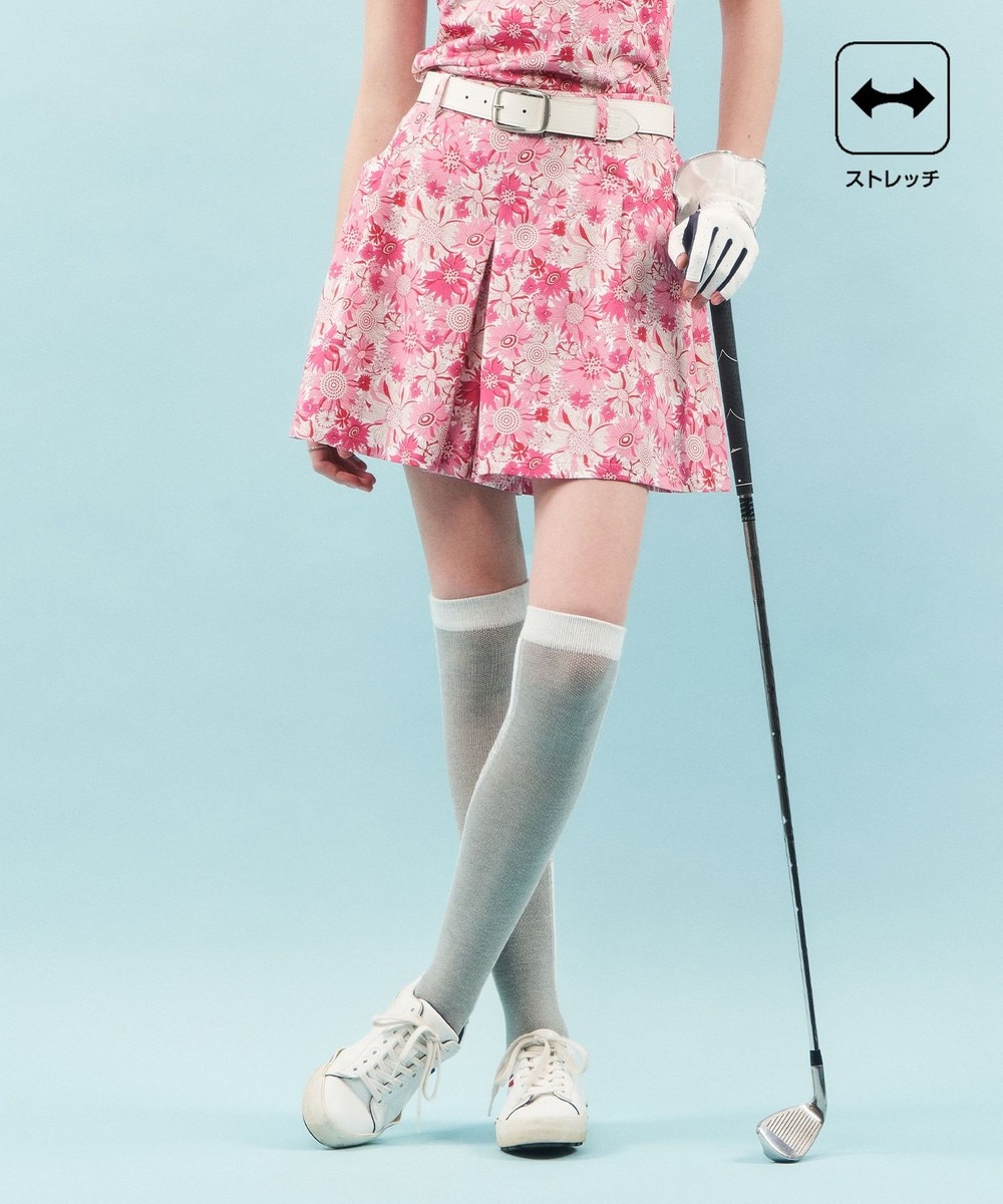 【オンワード】 23区GOLF>スカート 【WOMEN】【ストレッチ】スプリングフラワー柄 キュロットスカート ピンク 67 レディース 【オンワード】 23区GOLF>スカート 【WOMEN】【ストレッチ】スプリングフラワー柄 キュロットスカート ピンク 67 レディース