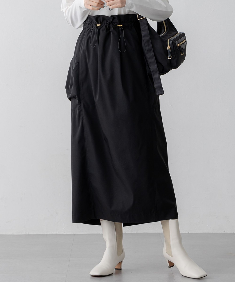 【オンワード】 23区>スカート 【撥水加工/洗える】ブライトタフタ ドロスト スカート ブラック 40 レディース 【オンワード】 23区>スカート 【撥水加工/洗える】ブライトタフタ ドロスト スカート ブラック 40 レディース