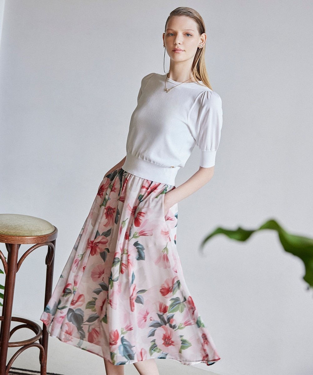 【オンワード】 TOCCA>スカート 【洗える・消臭】FULL BLOOM PEONY SKIRT スカート ピンク 0 レディース 【オンワード】 TOCCA>スカート 【洗える・消臭】FULL BLOOM PEONY SKIRT スカート ピンク 0 レディース