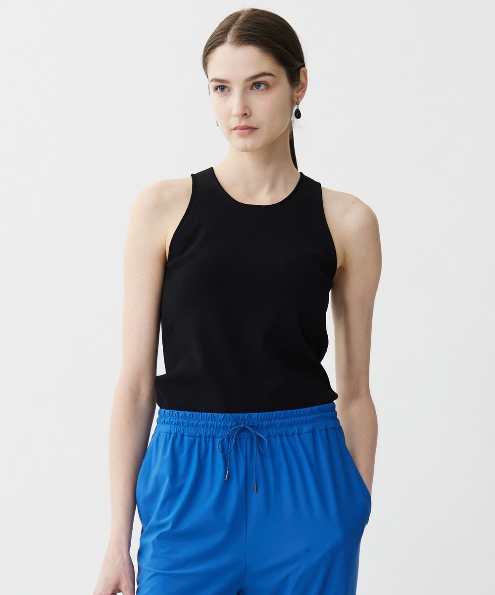 【オンワード】 ICB>トップス 【洗える】VISスムースニットタンクトップ ブラック XS レディース 【オンワード】 ICB>トップス 【洗える】VISスムースニットタンクトップ ブラック XS レディース