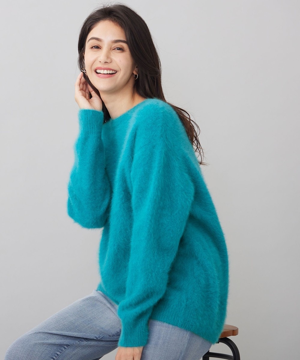 【オンワード】 自由区>トップス フォックスカシミヤ ニット メンソール 38 レディース 【オンワード】 自由区>トップス フォックスカシミヤ ニット メンソール 38 レディース