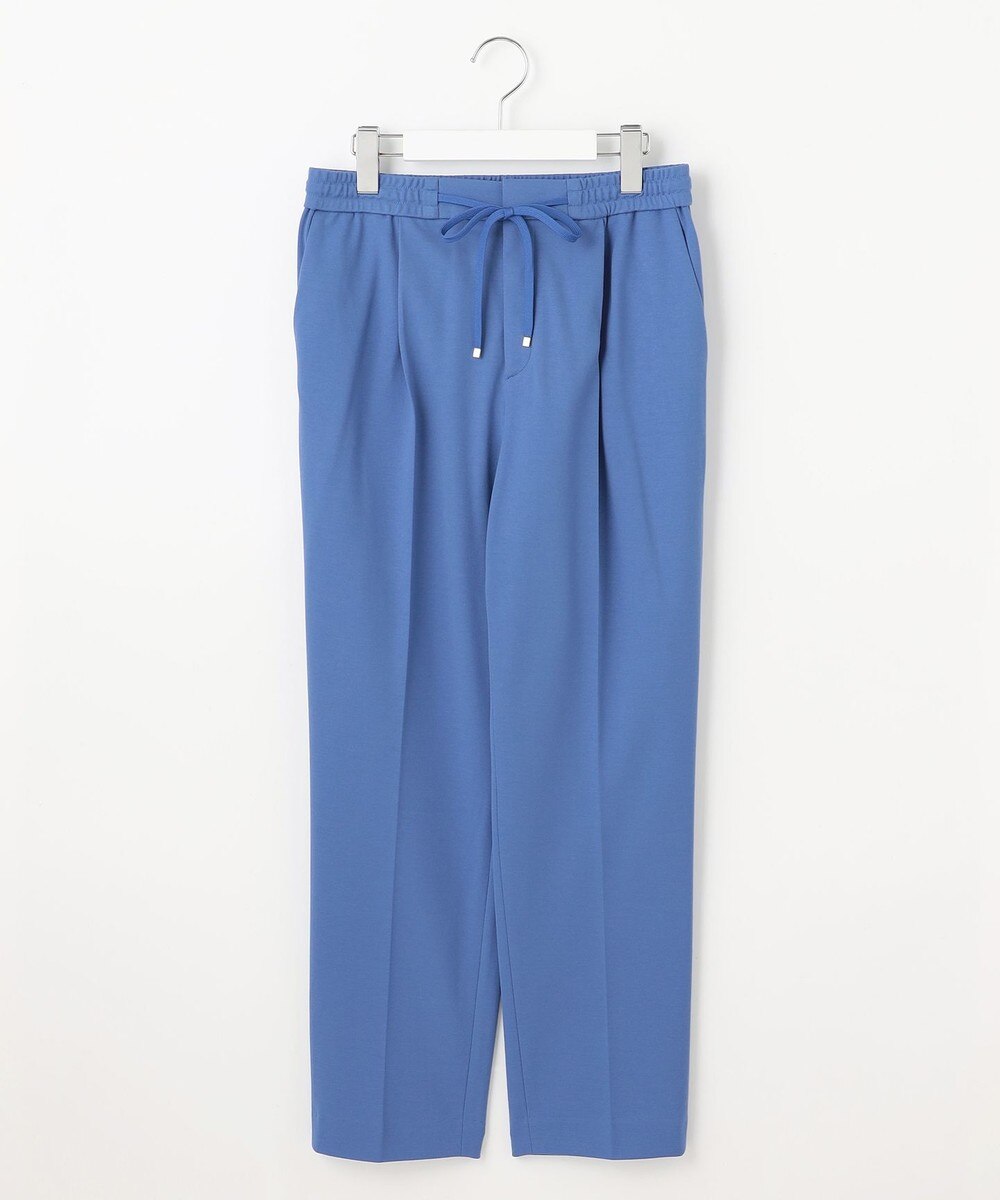 【オンワード】 自由区>パンツ 【洗える】ライトフィールジャージータックテーパード パンツ [新色]ブルー 40 レディース