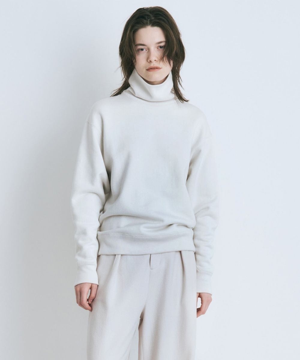 【オンワード】 ATON>トップス ZERO TSURI URAKE ハイネックスウェットシャツ - UNISEX WARM WHITE 06 レディース 【送料無料】