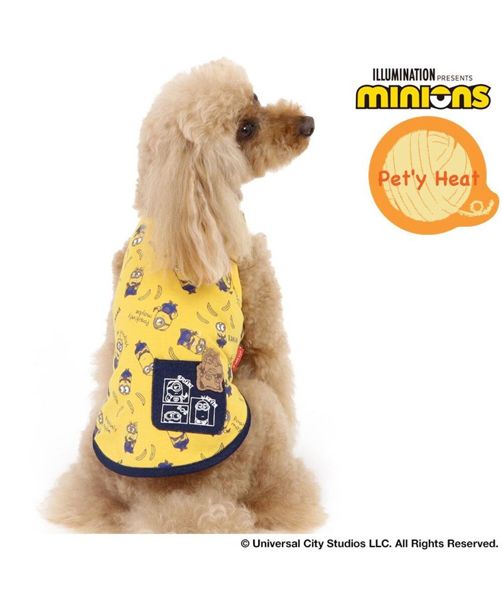 PET PARADISE>ペットグッズ ミニオン ペティヒート タンクトップ 《バナナ柄》小型犬 黄 ５Ｓ(パピー）
