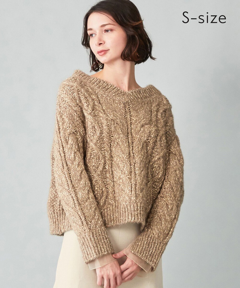 【オンワード】 BEIGE,>トップス 【S-size】VARS / ニット Camel 32 レディース 【送料無料】
