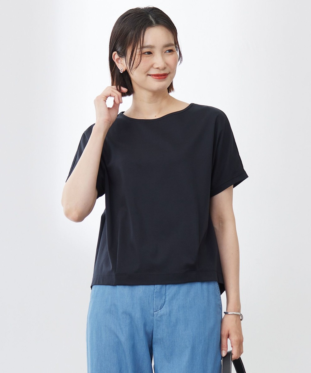 【オンワード】 J.PRESS LADIES L(大きいサイズ)>トップス 【WEB限定カラーあり・洗える】コットンスムース フレンチスリーブ カットソー ネイビー T13 レディース 【オンワード】 J.PRESS LADIES L(大きいサイズ)>トップス 【WEB限定カラーあり・洗える】コットンスムース フレンチスリーブ カットソー ネイビー T13 レディース