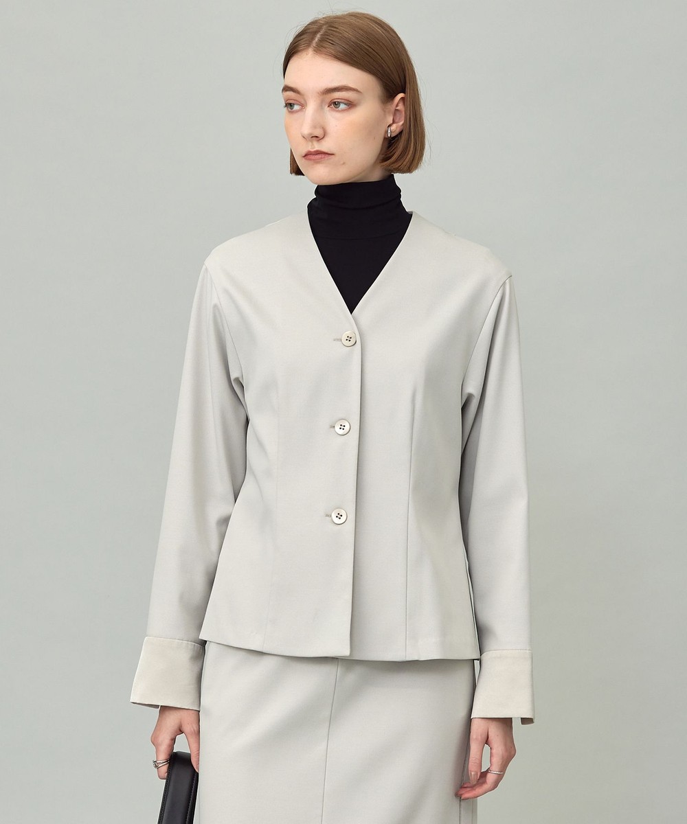 【オンワード】 ICB L(大きいサイズ)>トップス ウォームサテン カーディガンブラウス トープ 42 レディース 【オンワード】 ICB L(大きいサイズ)>トップス ウォームサテン カーディガンブラウス トープ 42 レディース