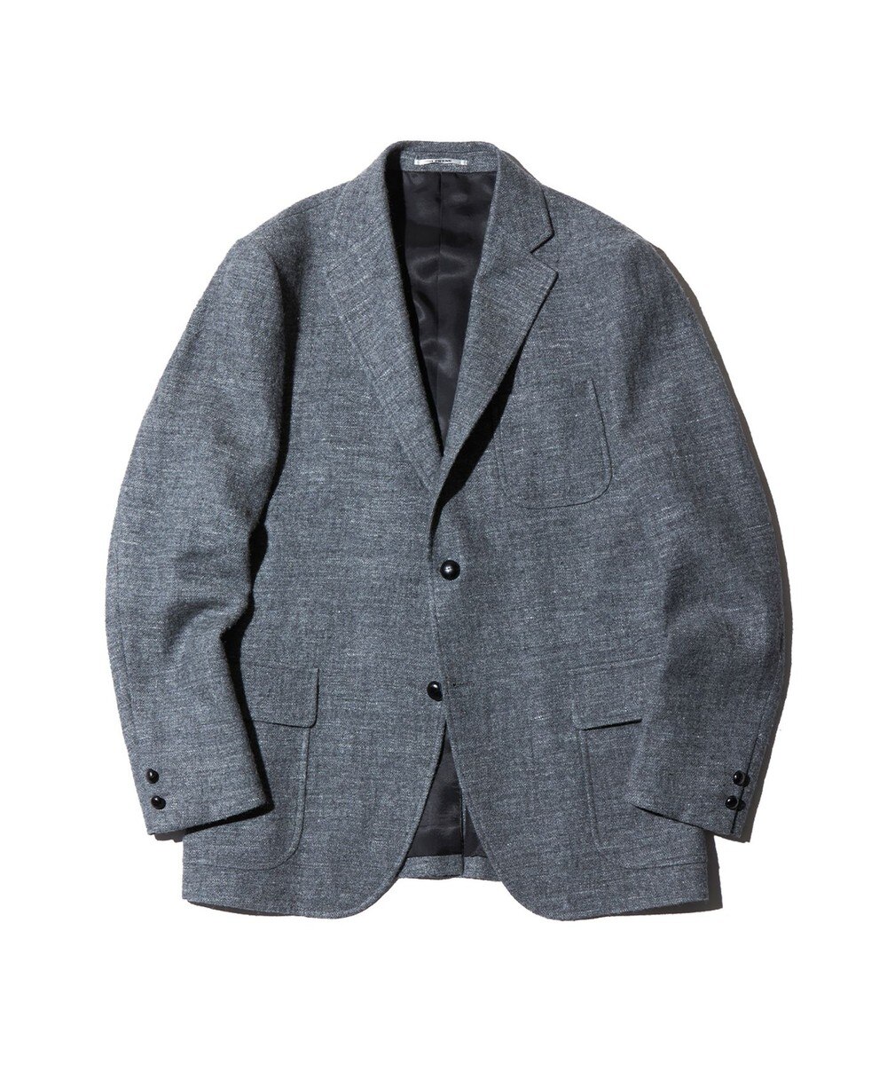 【オンワード】 J.PRESS MEN>ジャケット/アウター 【J.PRESS ORIGINALS】WOOL/INEN TWEED 3B AUTHENTIC JACKET グレー 36 メンズ