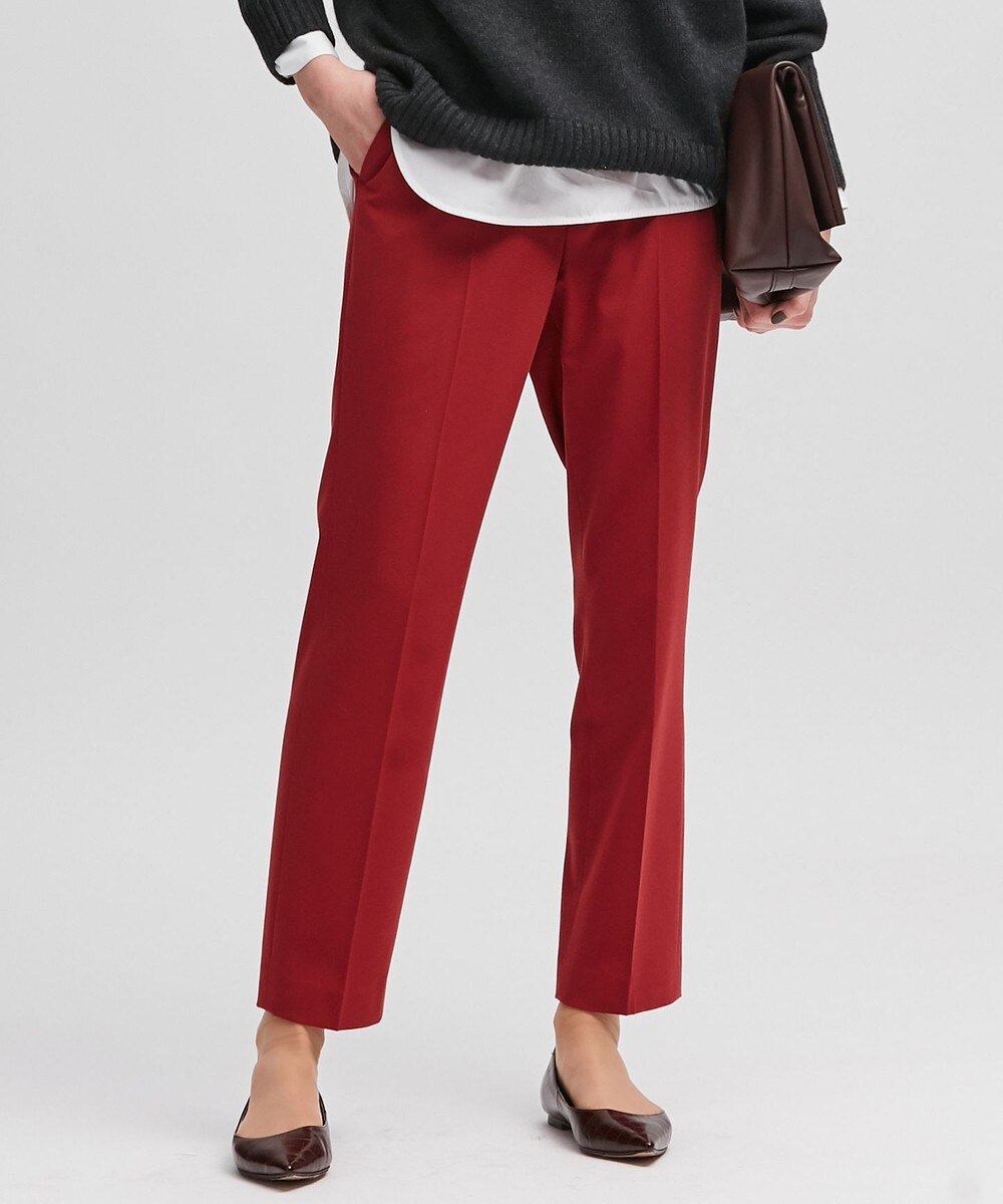 【オンワード】 23区>パンツ 【23区 lab.】セラミア ストレート パンツ ブラック 38 レディース 【送料無料】