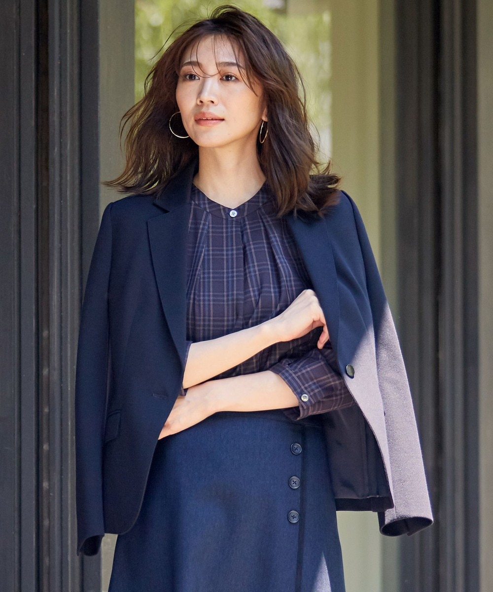 【オンワード】 J.PRESS LADIES L>ジャケット/アウター T/Wジャージー テーラードジャケット ダークブラウン T13 レディース 【送料無料】