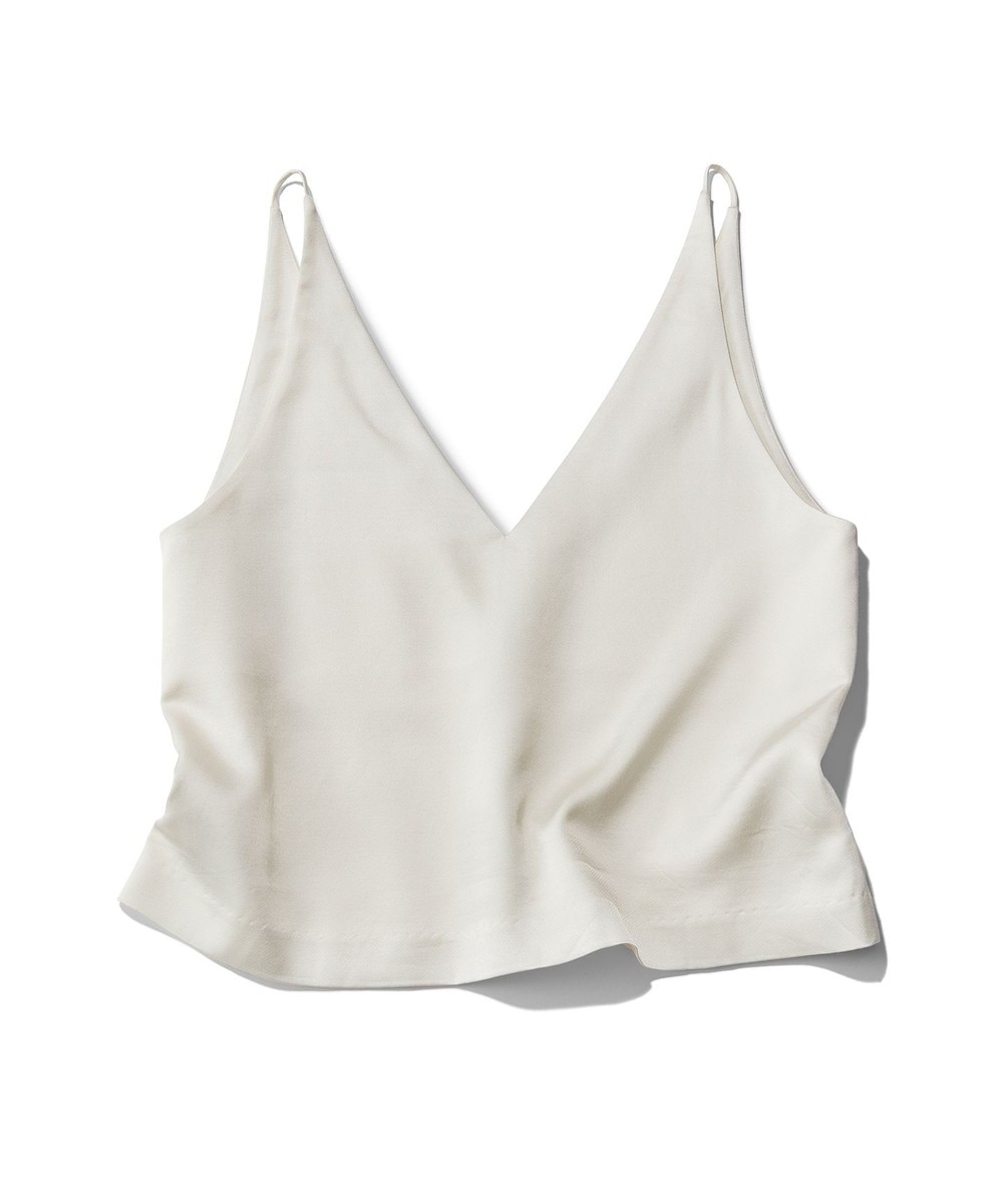 【オンワード】 ICB L>トップス 【マガジン掲載・仙波レナさんコラボ】 レーヨンサテン キャミソール(番号CJ25) ブラック 42 レディース 【送料無料】