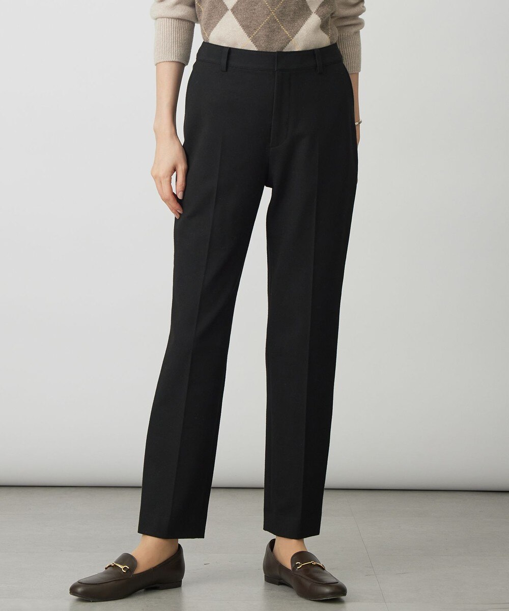 【オンワード】 J.PRESS LADIES>パンツ チェルビック テーパード パンツ ブラック 9 レディース 【オンワード】 J.PRESS LADIES>パンツ チェルビック テーパード パンツ ブラック 9 レディース