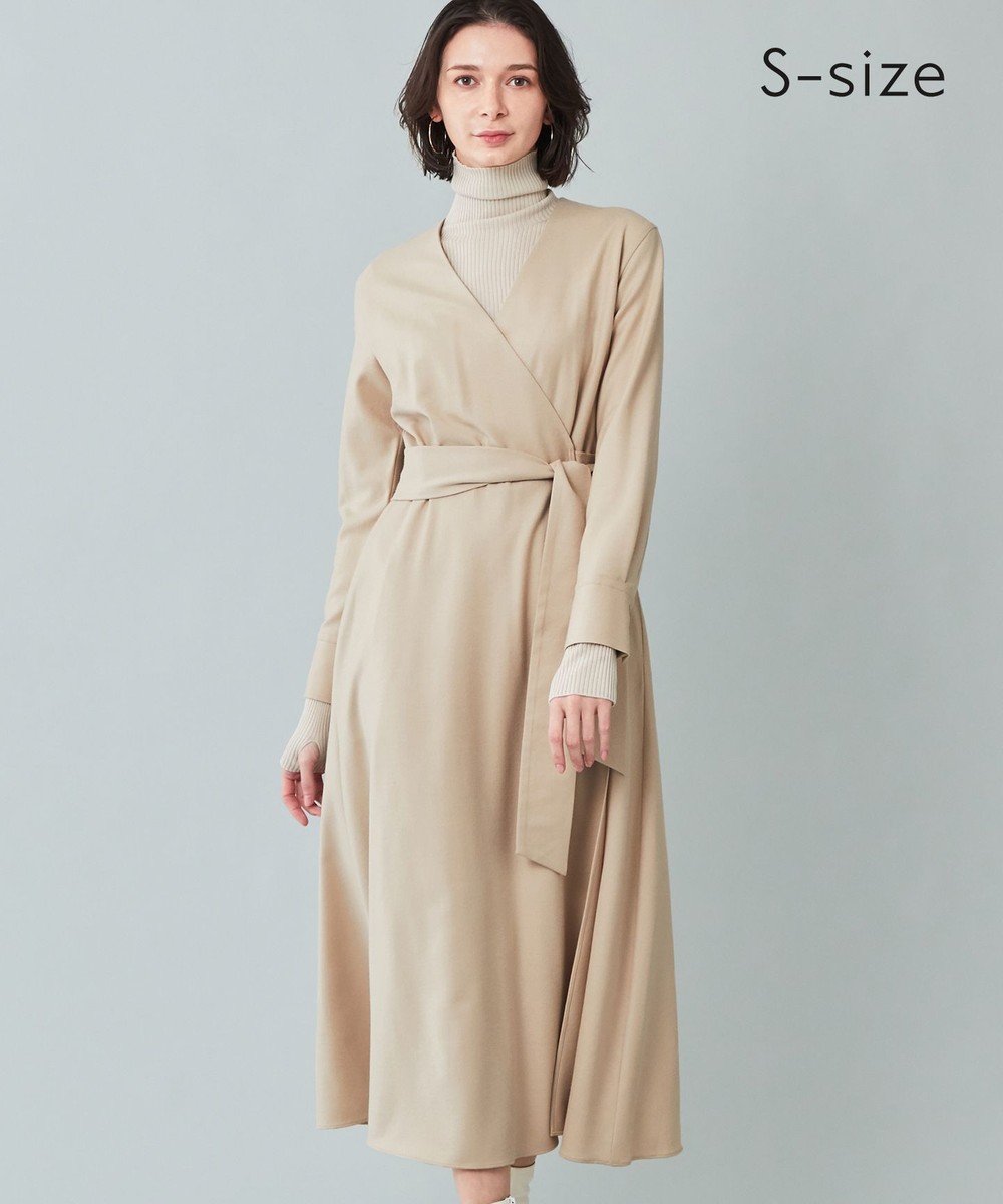 【オンワード】 BEIGE，>ワンピース 【S-size】COTIGNAC / カシュクールワンピース Beige 32 レディース 【送料無料】