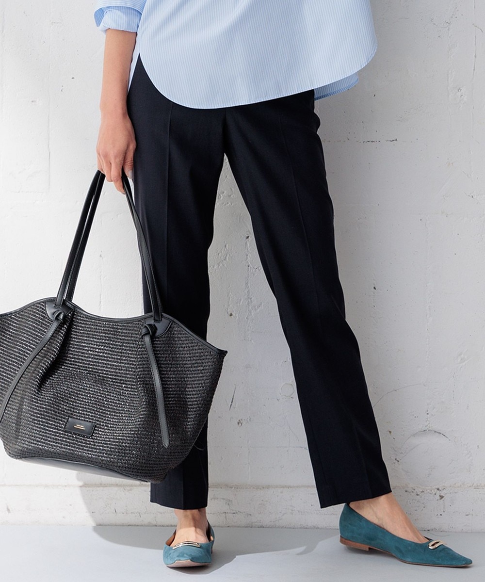 【オンワード】 23区>パンツ 【洗える/セットアップ対応】アイアスマットストレッチ テーパード パンツ ネイビー 36 レディース 【オンワード】 23区>パンツ 【洗える/セットアップ対応】アイアスマットストレッチ テーパード パンツ ネイビー 36 レディース