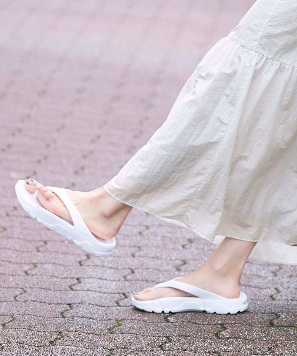 【オンワード】 SHARE PARK LADIES>シューズ 【23.65/イーシプサムチョンユクオ】 足袋トングサンダル ホワイト 23 レディース 【送料無料】