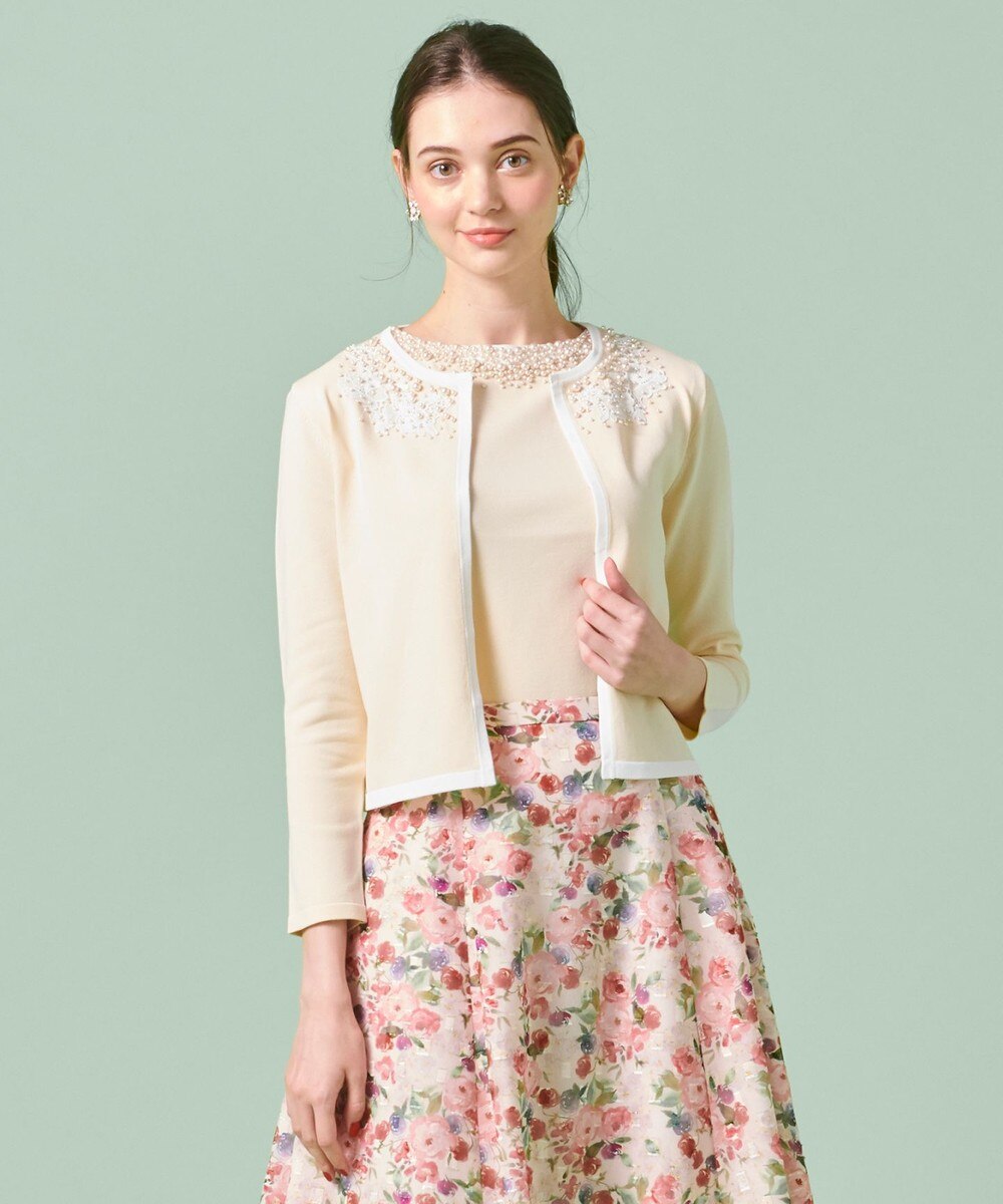 【オンワード】 TOCCA>トップス 【洗える!】BLOSSOM ENSEMBLE CARDIGAN カーディガン ネイビー M レディース 【送料無料】