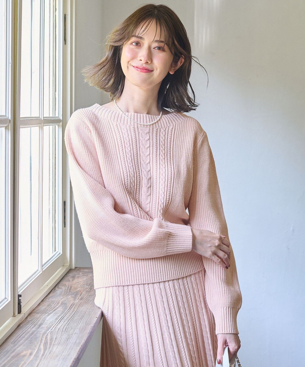 【オンワード】 ANY SIS>トップス 【セットアップ対応】スフレショート丈 プルオーバー サーモンピンク 2 レディース 【オンワード】 ANY SIS>トップス 【セットアップ対応】スフレショート丈 プルオーバー サーモンピンク 2 レディース