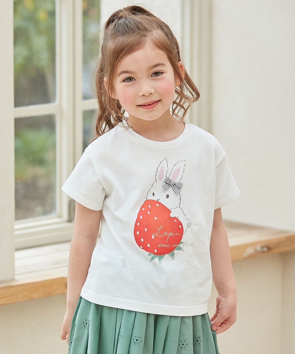14%OFF！＜オンワード＞MIKI HOUSE HOT BISCUITS>トップス 【ミキハウス】【80-150cm】半袖Ｔシャツ 青 110cm キッズ