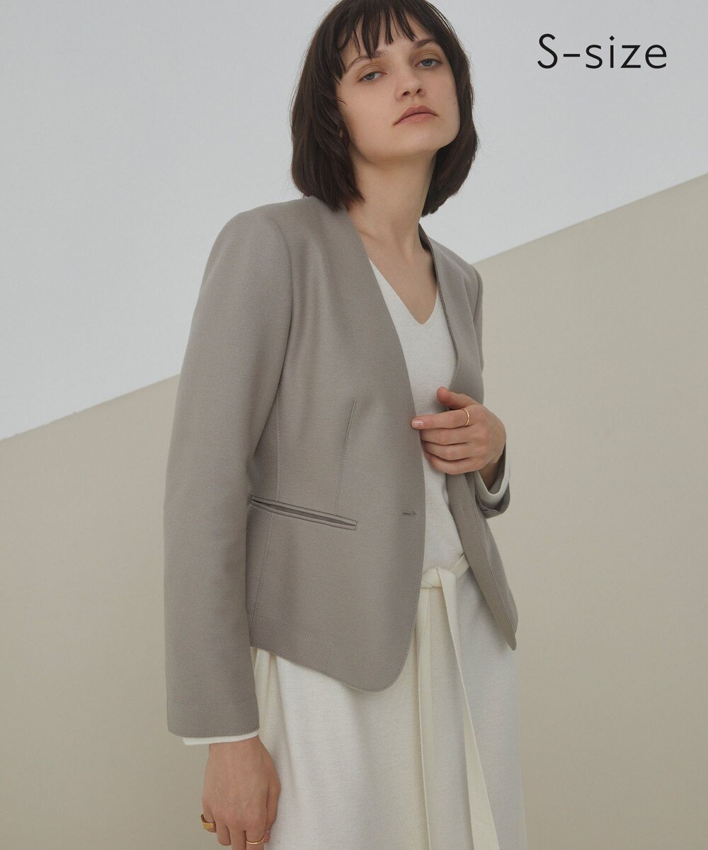 【オンワード】 BEIGE,>ジャケット/アウター 【S-size】CORBY / ノーカラージャケット Black 30 レディース 【送料無料】