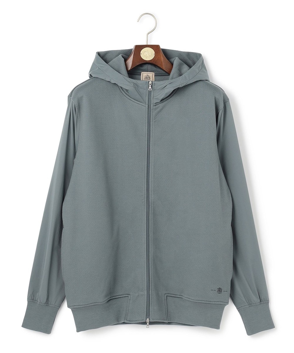 【オンワード】 J.PRESS MEN>トップス お出かけシーンにも最適【J.PRESS PREMIUM JERSEY】ジャガードリンクス コンビパーカー グレー M メンズ 【オンワード】 J.PRESS MEN>トップス お出かけシーンにも最適【J.PRESS PREMIUM JERSEY】ジャガードリンクス コンビパーカー グレー M メンズ