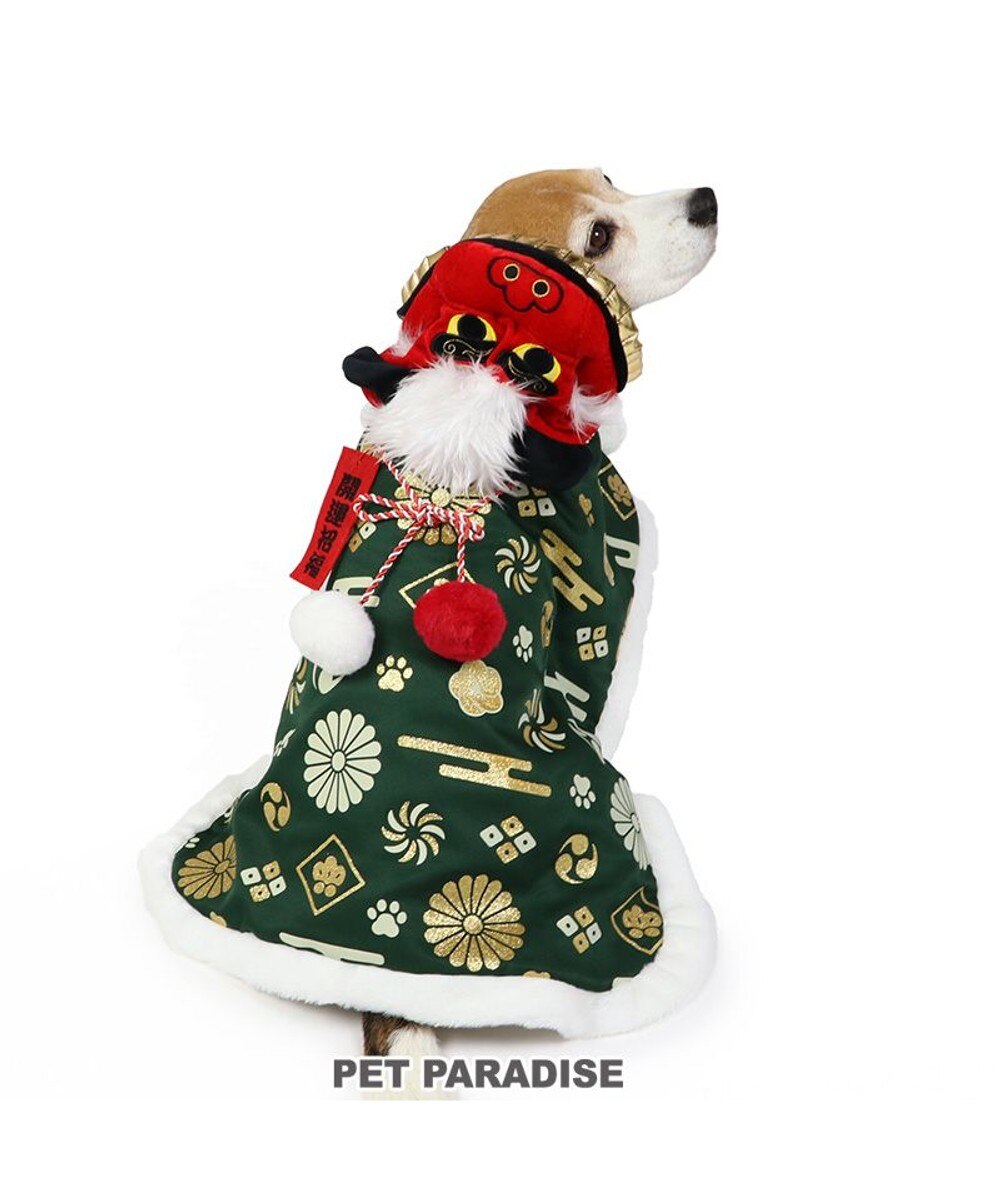 PET PARADISE>ペットグッズ ペットパラダイス 獅子舞 コート 中型犬 大型犬 緑 Ｍ 【送料無料】