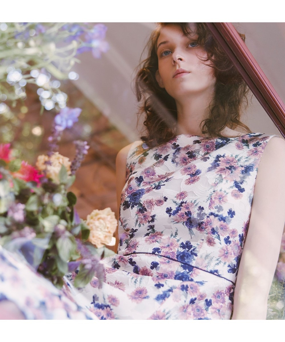 【オンワード】 TOCCA>ワンピース 【洗える!】GERBERA ドレス ワイン 0 レディース 【送料無料】