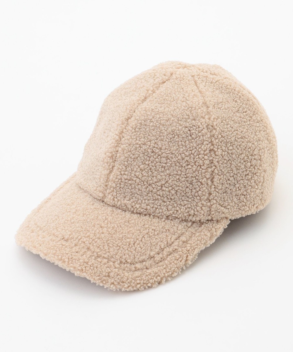 【オンワード】 ANY>帽子 ボアキャップ ベージュ F レディース 【オンワード】 ANY>帽子 ボアキャップ ベージュ F レディース