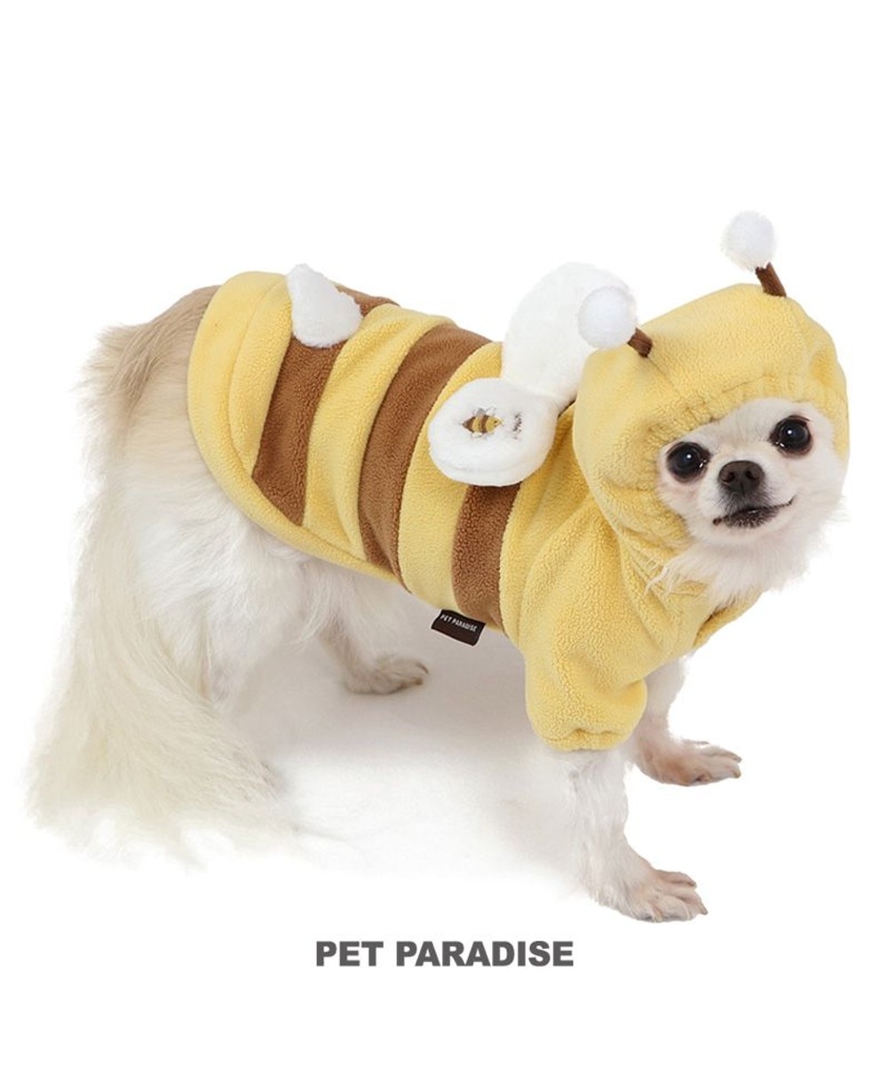 ＜オンワード＞PET PARADISE>ペットグッズ ペットパラダイス 蜂 なりきり パーカー 小型犬 黄 ４Ｓ